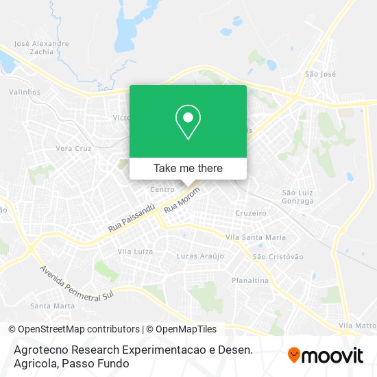 Agrotecno Research Experimentacao e Desen. Agricola map