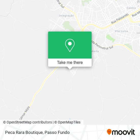 Mapa Peca Rara Boutique