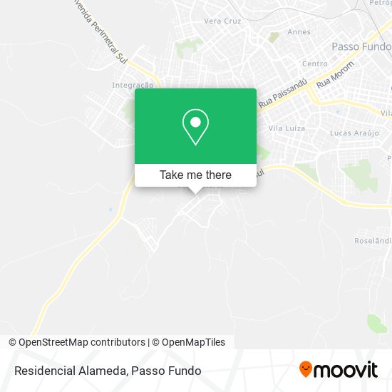 Residencial Alameda map