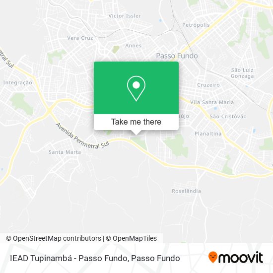 IEAD Tupinambá - Passo Fundo map