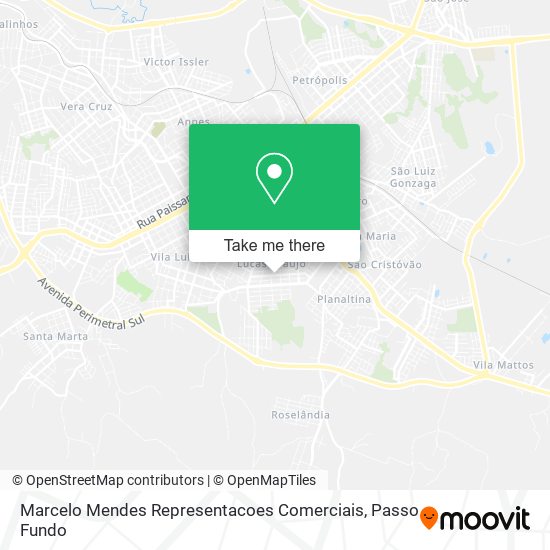 Mapa Marcelo Mendes Representacoes Comerciais