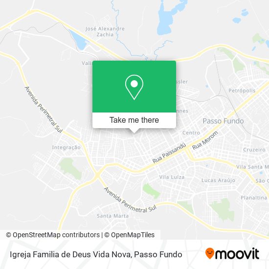 Igreja Familia de Deus Vida Nova map