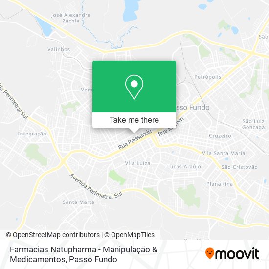 Farmácias Natupharma - Manipulação & Medicamentos map