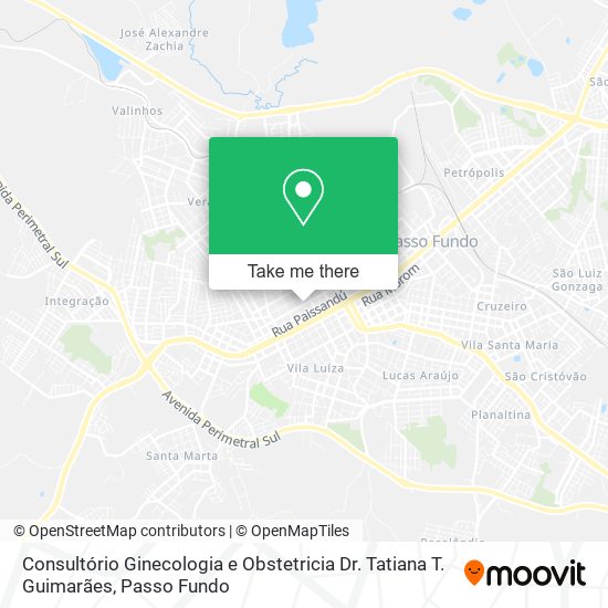 Consultório Ginecologia e Obstetricia Dr. Tatiana T. Guimarães map