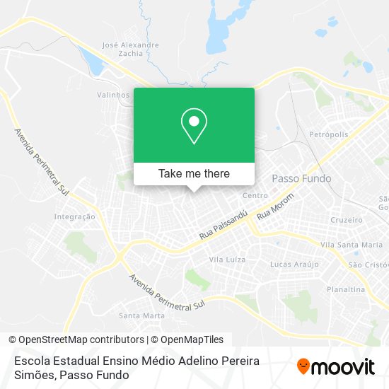 Escola Estadual Ensino Médio Adelino Pereira Simões map