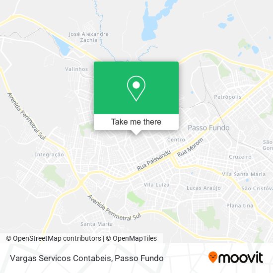 Mapa Vargas Servicos Contabeis