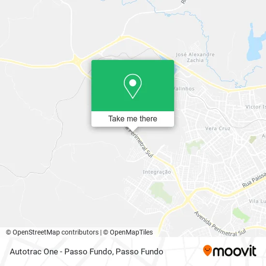 Autotrac One - Passo Fundo map