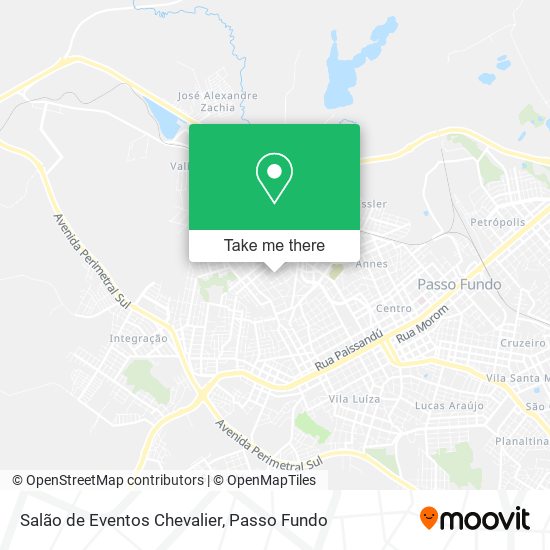 Mapa Salão de Eventos Chevalier