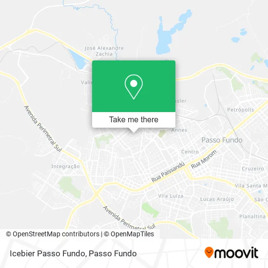 Icebier Passo Fundo map