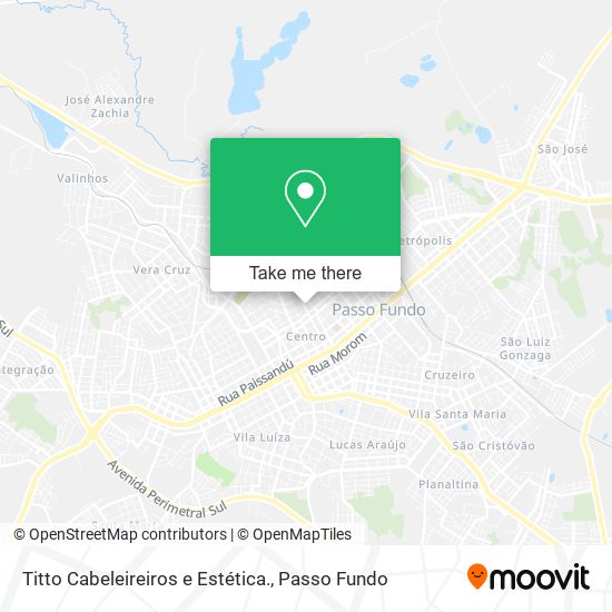 Titto Cabeleireiros e Estética. map