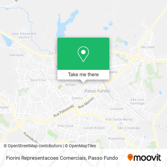 Fiorini Representacoes Comerciais map