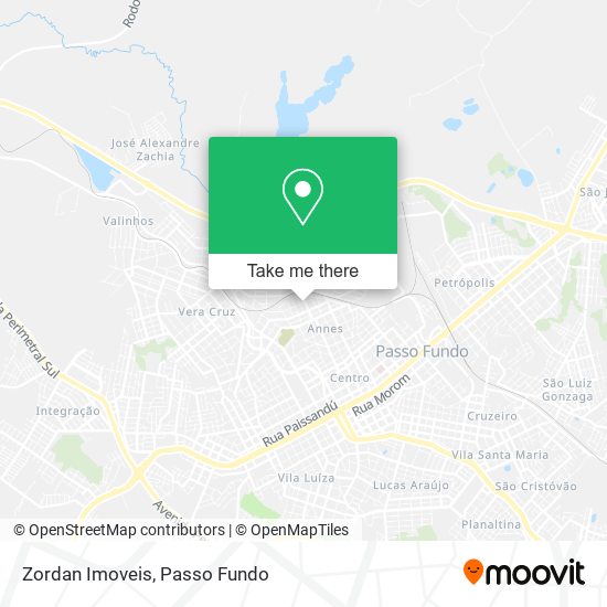 Zordan Imoveis map