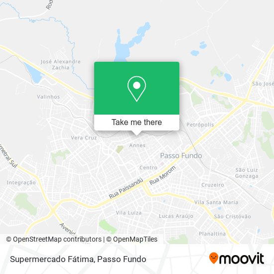 Supermercado Fátima map