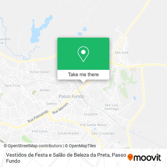 Vestidos de Festa e Salão de Beleza da Preta map