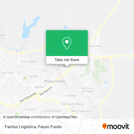 Fastluz Logistica map