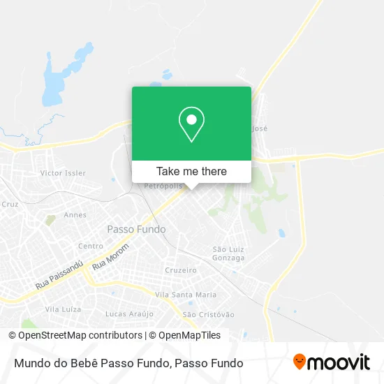 Mundo do Bebê Passo Fundo map