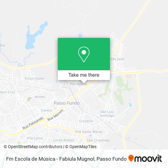 Fm Escola de Música - Fabíula Mugnol map