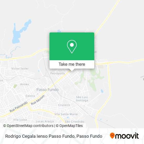 Rodrigo Cegala Ienso Passo Fundo map