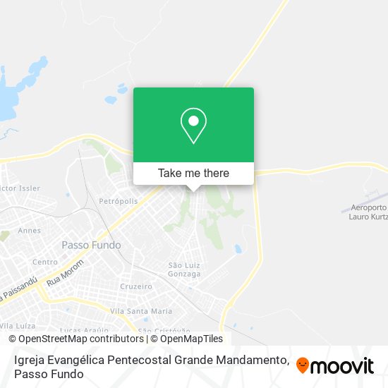 Mapa Igreja Evangélica Pentecostal Grande Mandamento