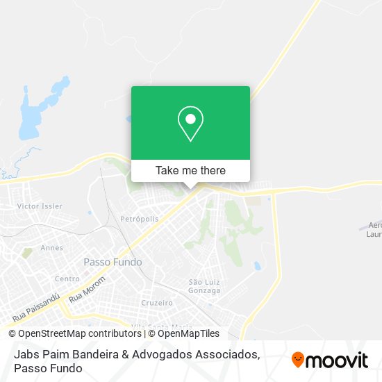 Mapa Jabs Paim Bandeira & Advogados Associados