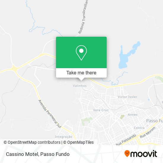 Mapa Cassino Motel
