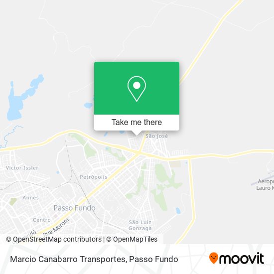 Mapa Marcio Canabarro Transportes