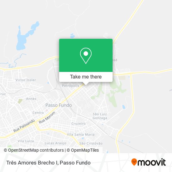 Três Amores Brecho I map