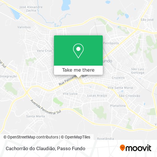 Mapa Cachorrão do Claudião