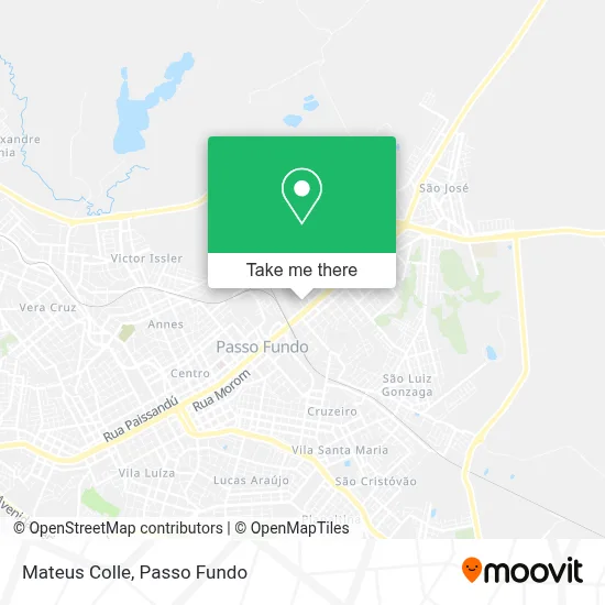 Mateus Colle map