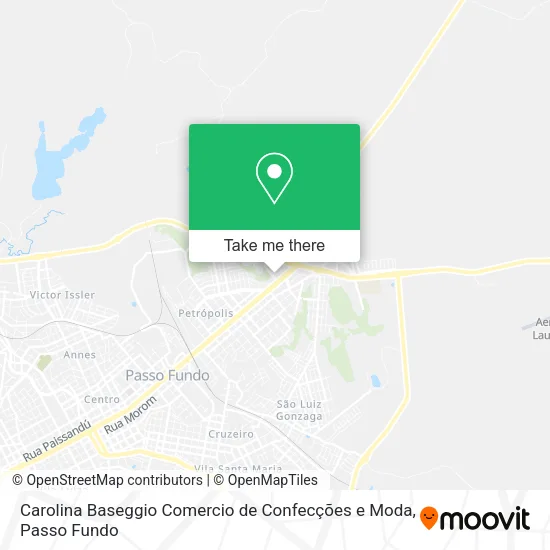 Carolina Baseggio Comercio de Confecções e Moda map