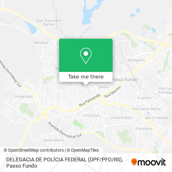 DELEGACIA DE POLÍCIA FEDERAL (DPF / PFO / RS) map