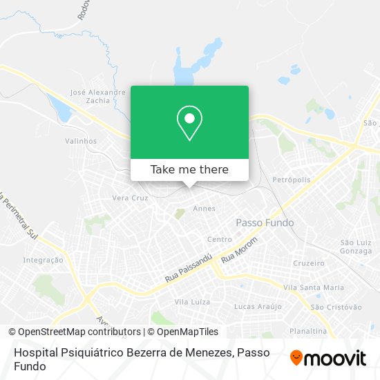 Hospital Psiquiátrico Bezerra de Menezes map