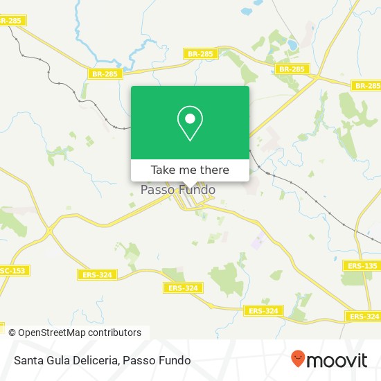 Santa Gula Deliceria map