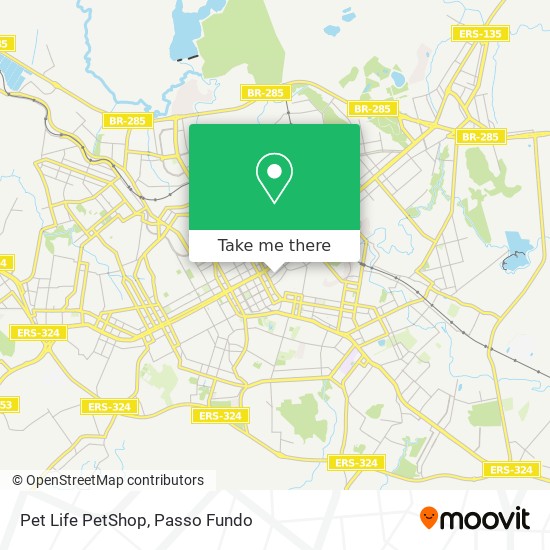 Pet Life PetShop map