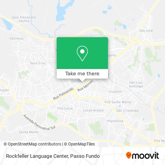 Mapa Rockfeller Language Center