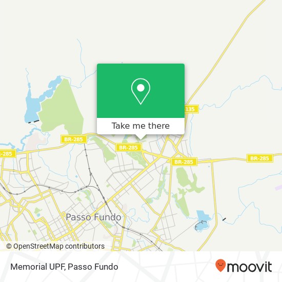 Mapa Memorial UPF