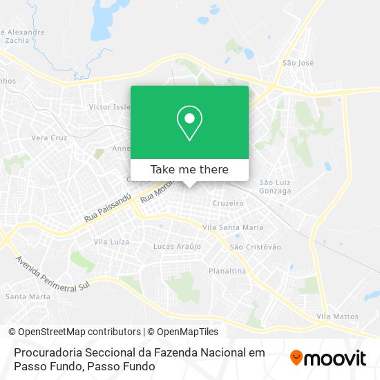 Procuradoria Seccional da Fazenda Nacional em Passo Fundo map