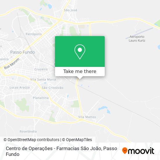 Centro de Operações - Farmacias São João map