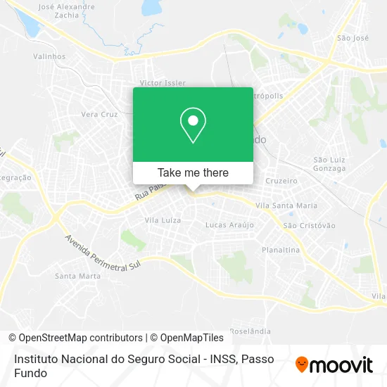 Instituto Nacional do Seguro Social - INSS map