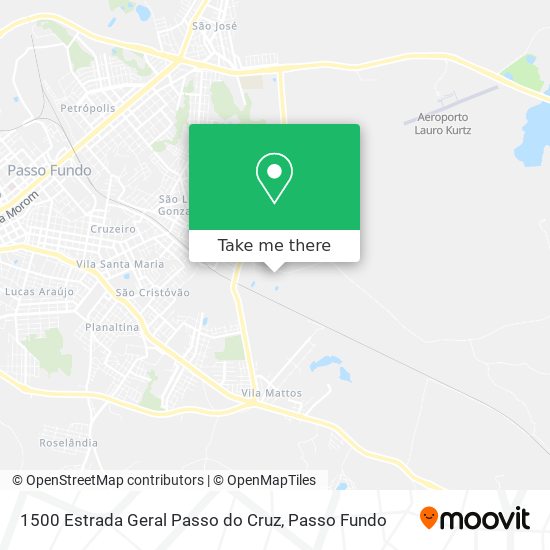 1500 Estrada Geral Passo do Cruz map