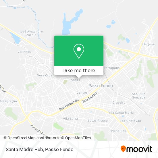 Santa Madre Pub map