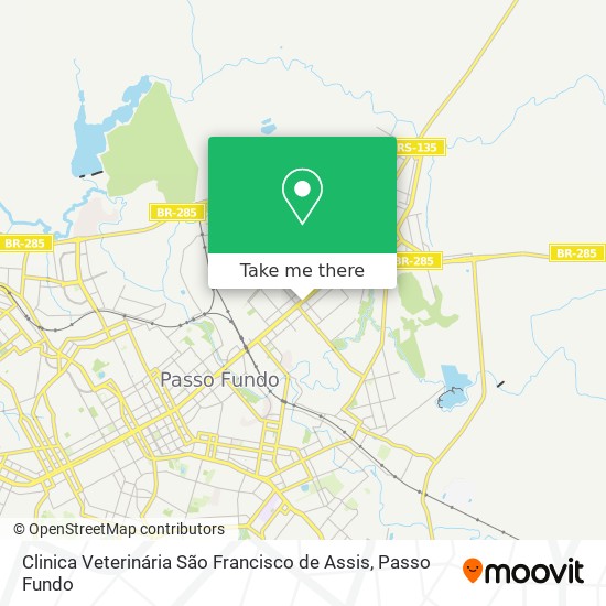 Clinica Veterinária São Francisco de Assis map