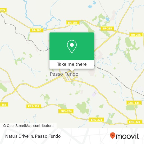 Natu's Drive in map