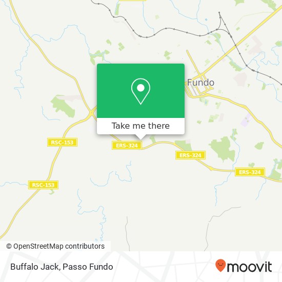 Mapa Buffalo Jack