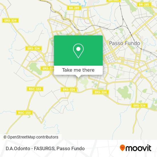 D.A.Odonto - FASURGS map