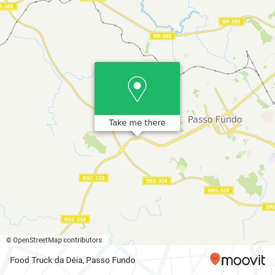 Mapa Food Truck da Déia