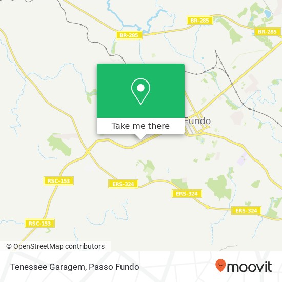 Tenessee Garagem map