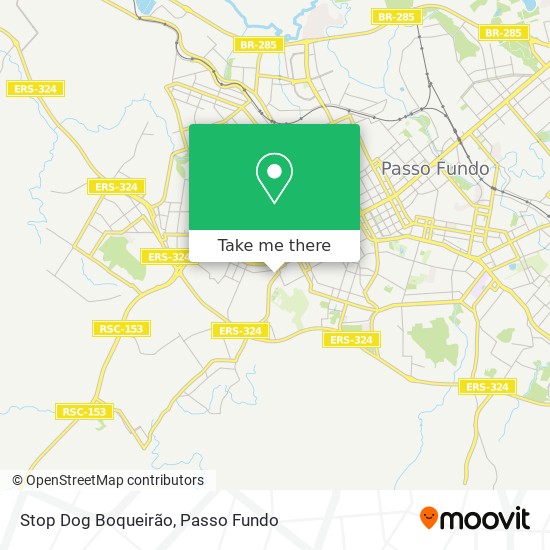 Mapa Stop Dog Boqueirão
