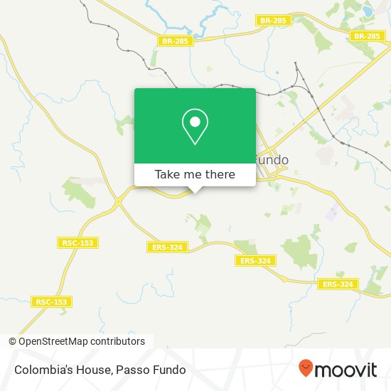 Colombia's House map