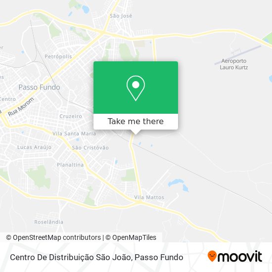 Centro De Distribuição São João map